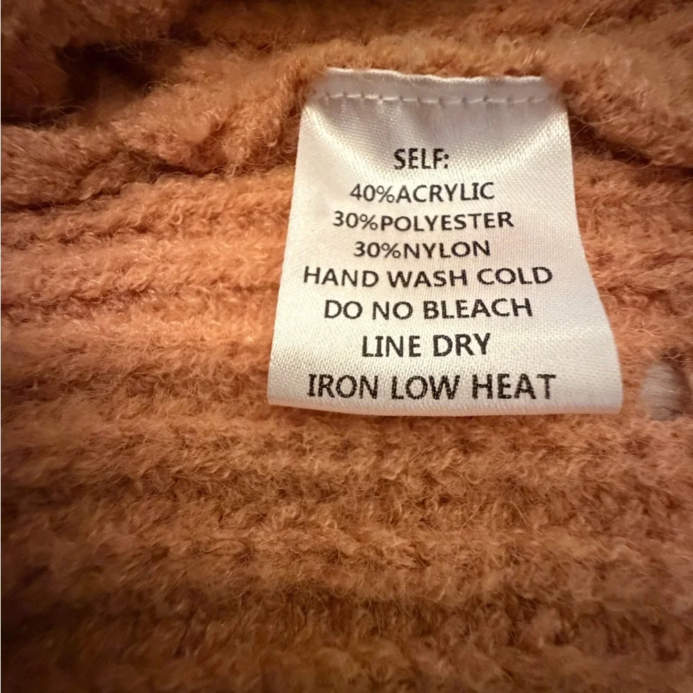 Bluivy Women's Warm Oversized Brownish Cardigan - Picture 7 of 7